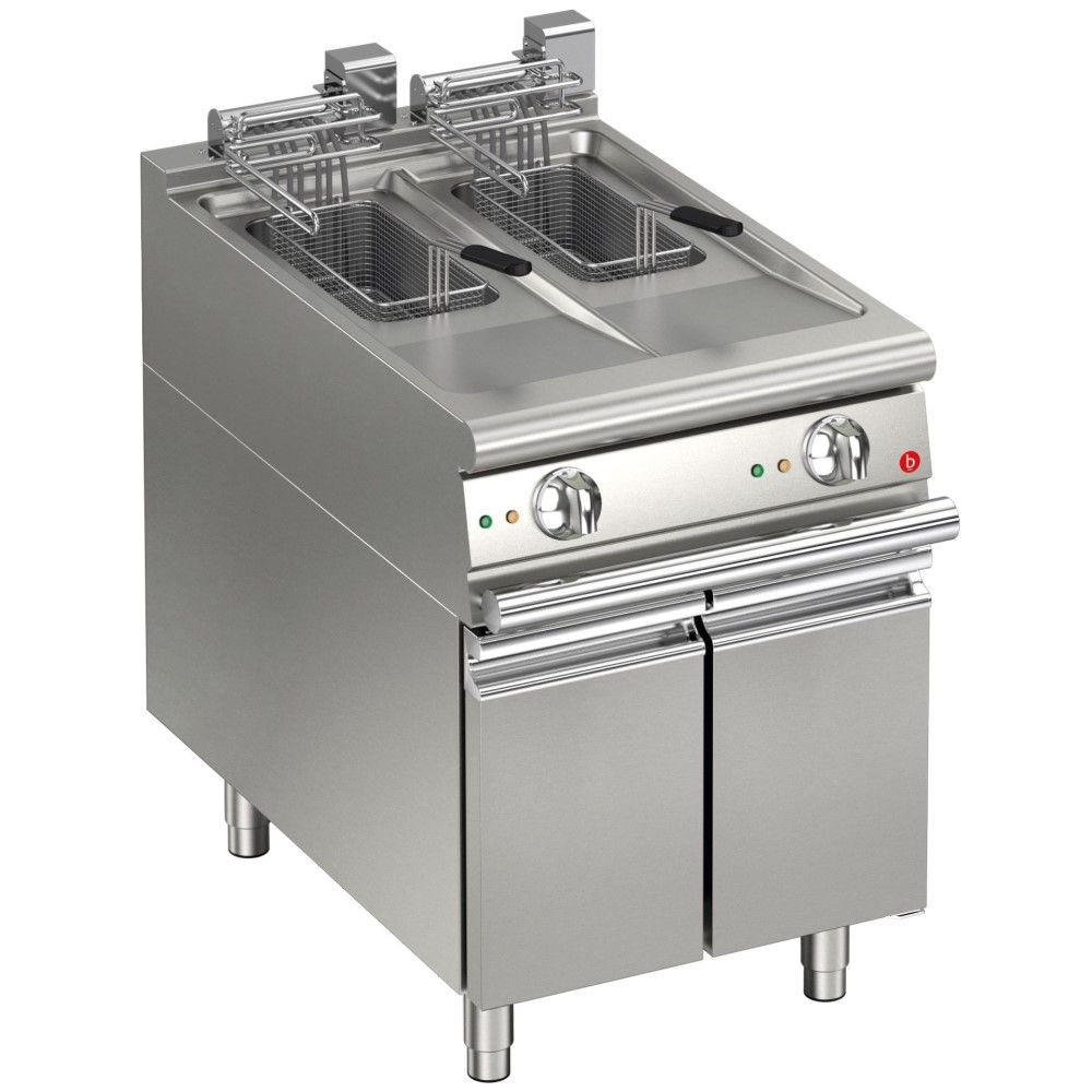 Baron Elektro-Doppel-Fritteuse FRIE715-10Q - Serie 700Q 2x 10 Liter