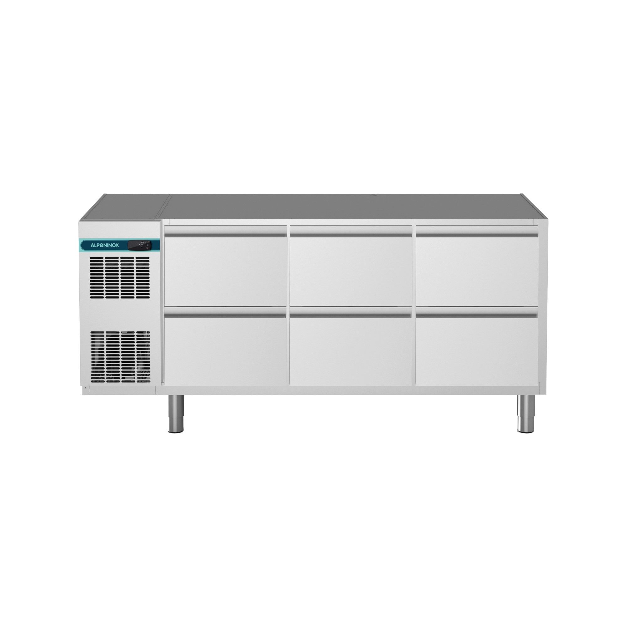 Alpeninox KÜHLTISCH 3 ABTEILE - CLM 650 3-7051