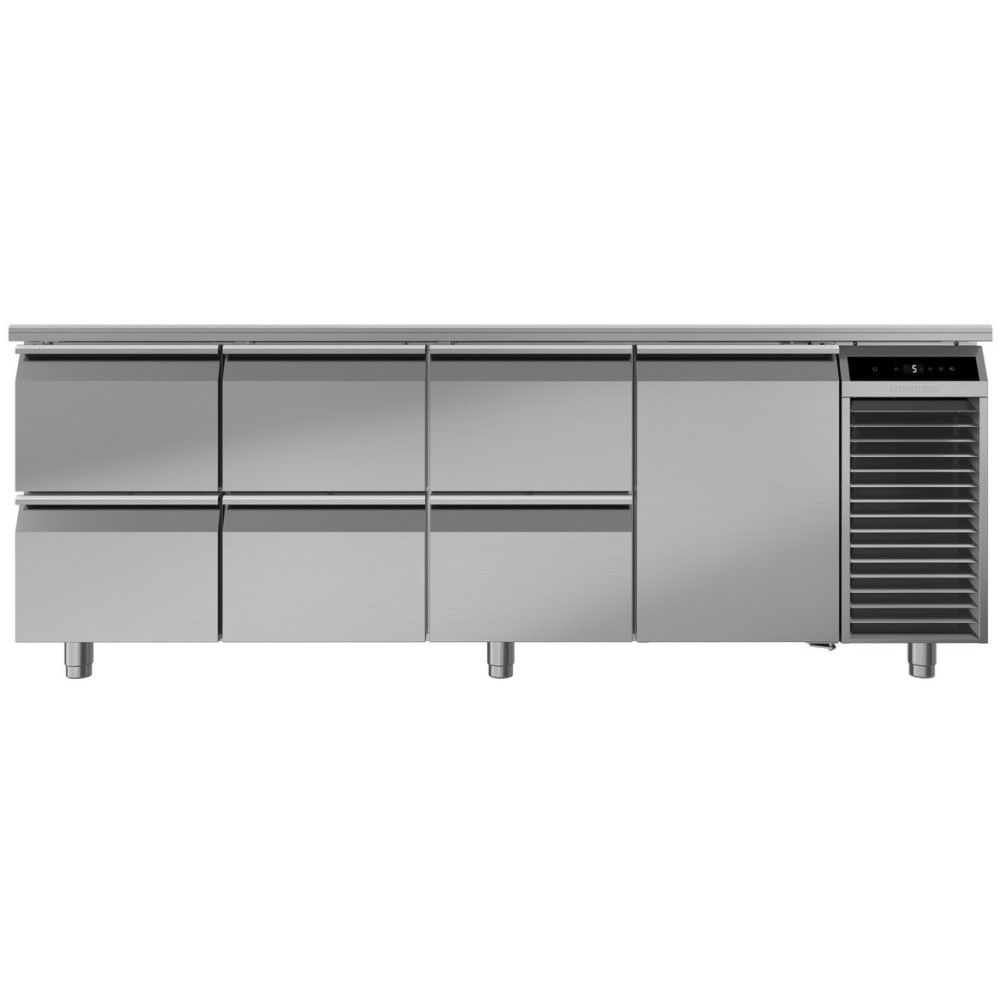 Liebherr Kühltisch FRTSvg 7578 mit 1 Tür & 3x 2 Schubfächern 1/2 GN - mit Aufkantung