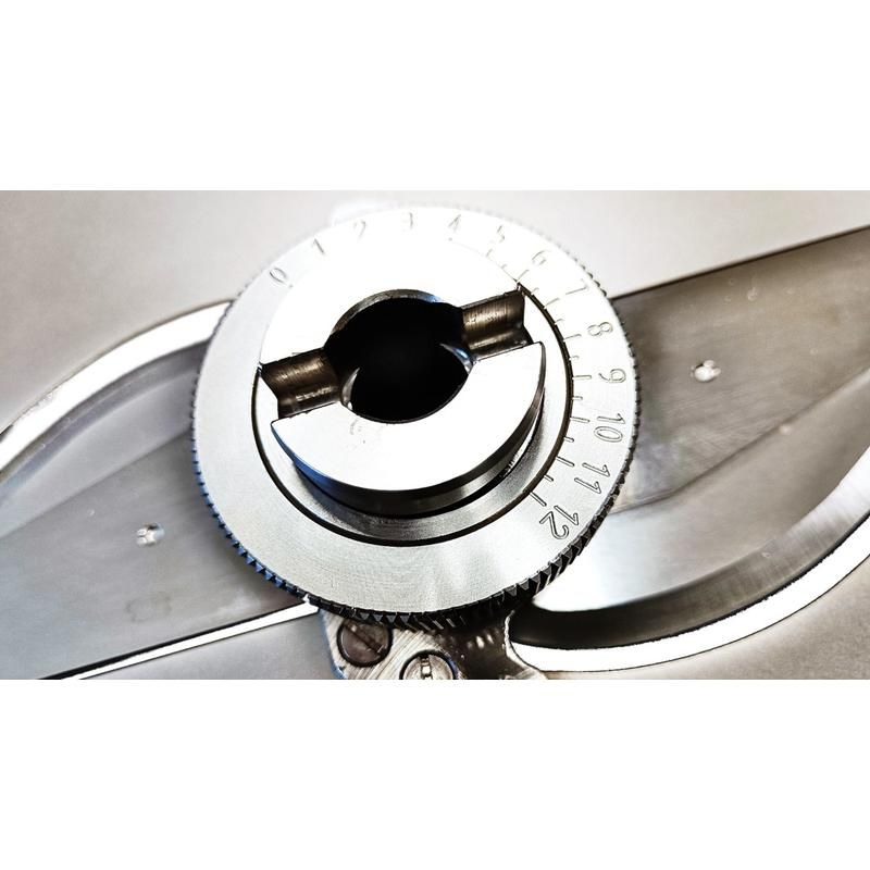 FEUMA Messerscheibe 0 - 12 mm Edelstahl verstellbar
