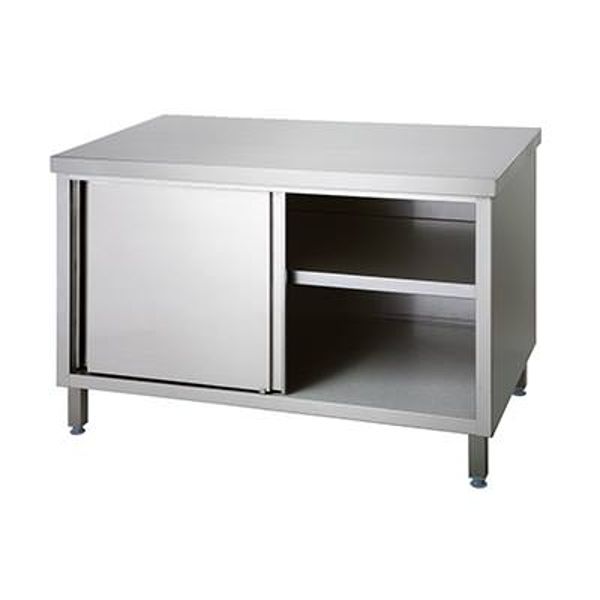 Arbeitsschrank mit Schiebetüren B 2100 x T 700 mm