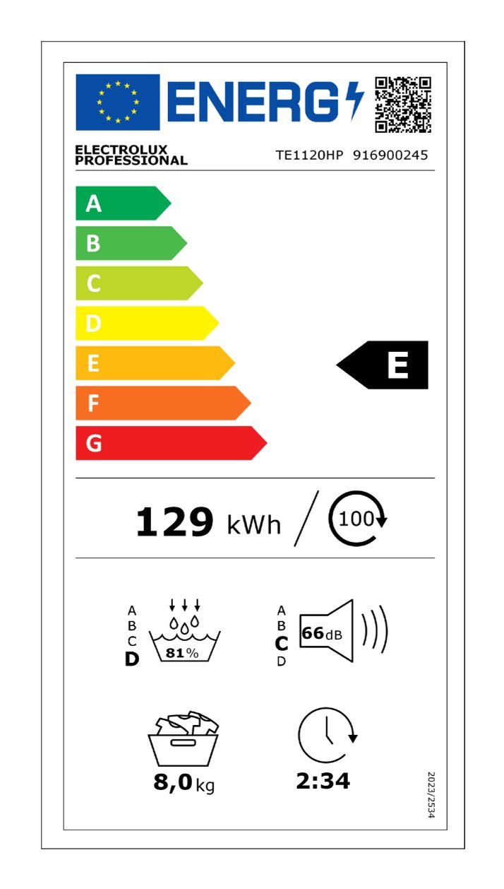 Electrolux Wäschetrockner myPRO TE1120HP - Wärmepumpe