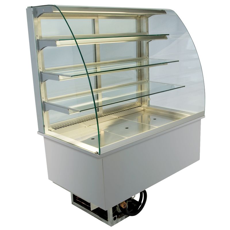 Nordcap Einbaukühlvitrine Gastro HCGR-145-87-E R290