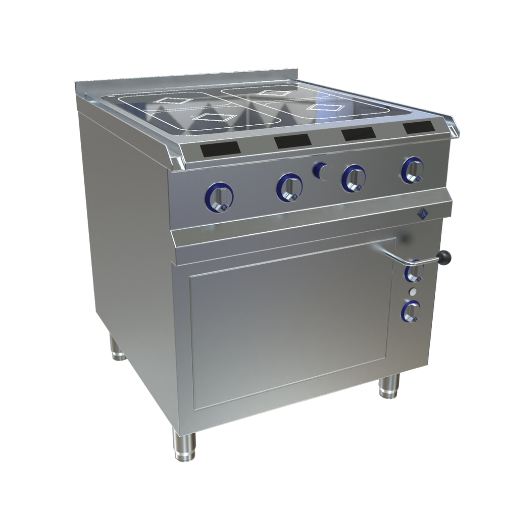 MKN Elektro-Herd Vitro 4 Zonen mit OPTIMA Control mit Backofen - Serie neue OPTIMA 850