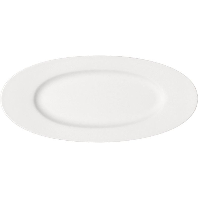 Bauscher Platte oval Fahne 45x20 cm - Serie maitre