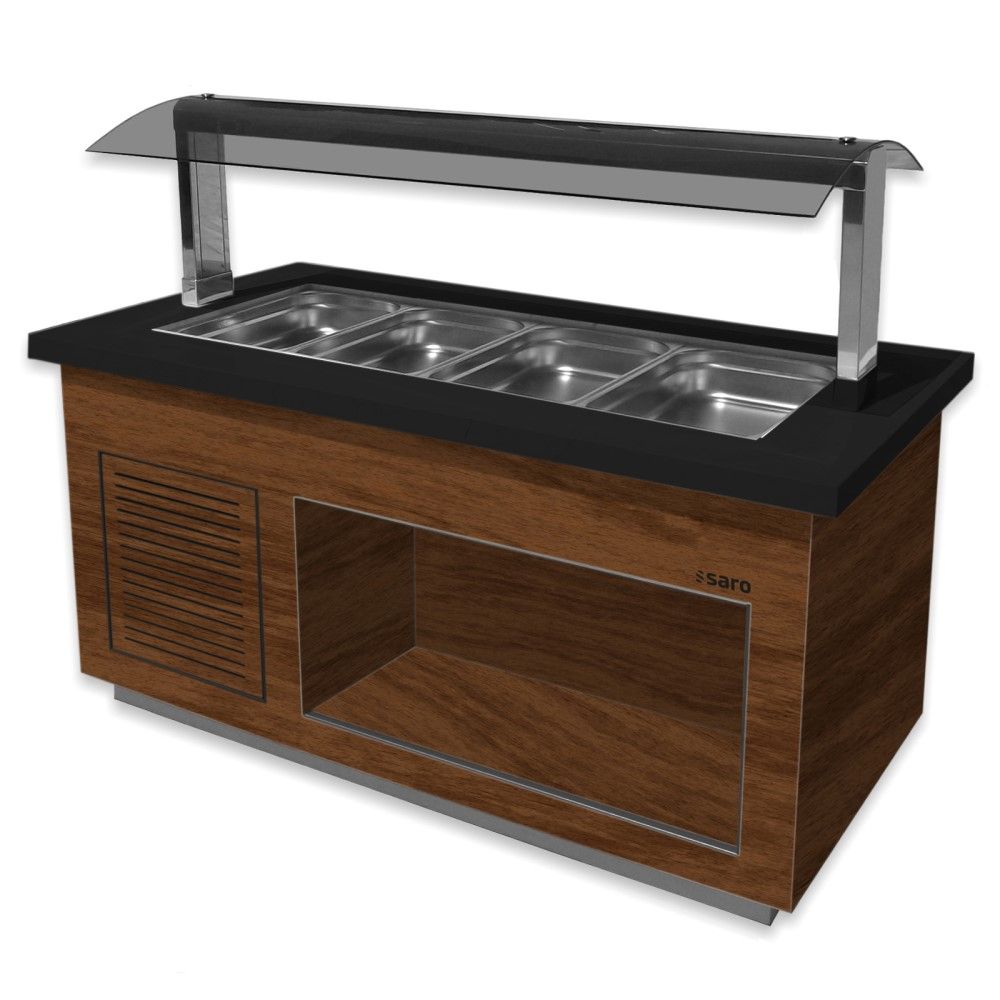 Saro Heißes Buffet Premium Line SB-H170 - Walnuss