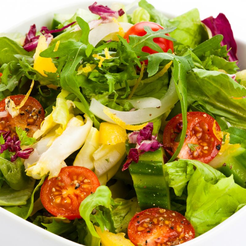 Frischer Salat Chromonorm Saladette GN 1/1 - mit Glasaufbau