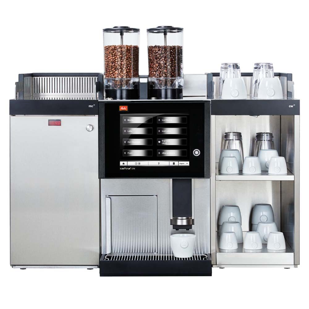 Melitta Kaffeevollautomat Cafina CT8 mit 2. Mühle un...