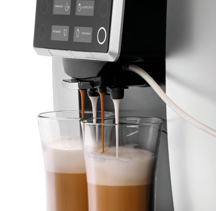 Bartscher Kaffeevollautomat KV1 Classic Kaffeemaschine mit Milchschäumer 190052 