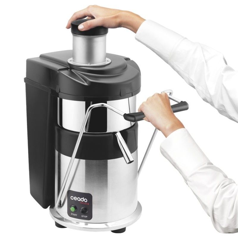 Nosch Saftzentrifuge ES500 mit einem Einfüllschacht (75mm) Nosch Saftzentrifuge ES500 mit einem Einfüllschacht (75mm)