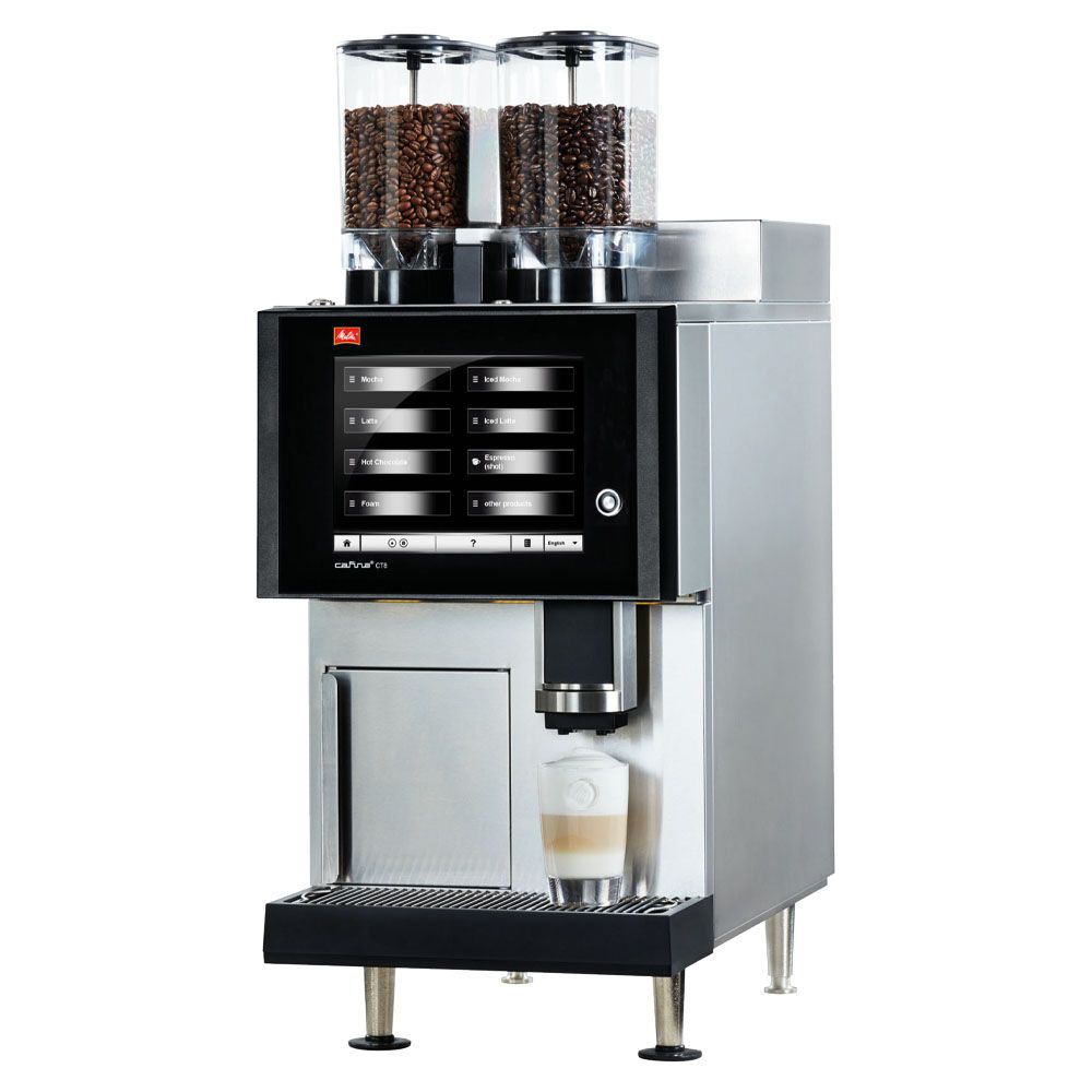 Melitta Kaffeevollautomat Cafina CT8 mit 2. Mühle un...