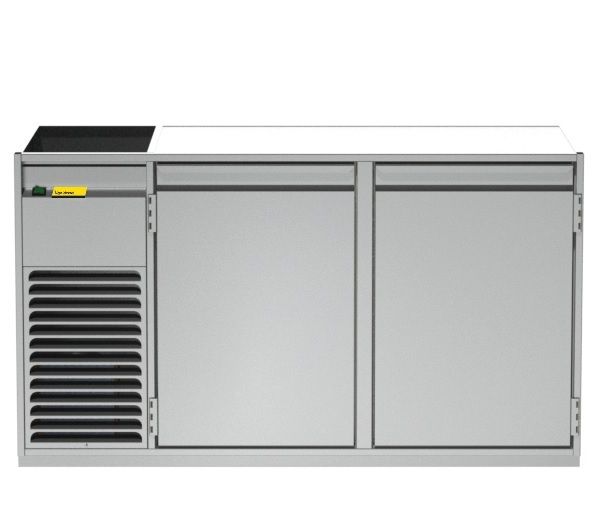NordCap Getränketheke Rom 2 - < links > -  2 Flügeltüren   Unterbau für 1 Becken NordCap Getränketheke Rom 2 - < links > -  2 Flügeltüren   Unterbau für 1 Becken