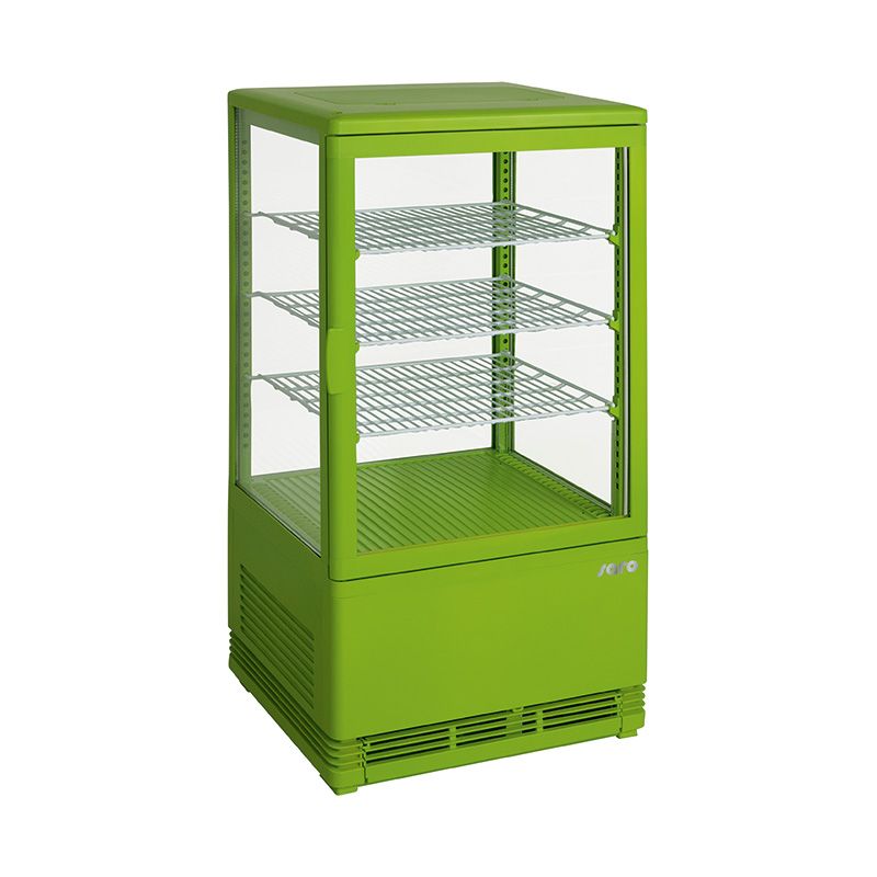 Saro Mini-Umluftkühlvitrine SC 70 - grün Saro Mini-Umluftkühlvitrine SC 70 - grün