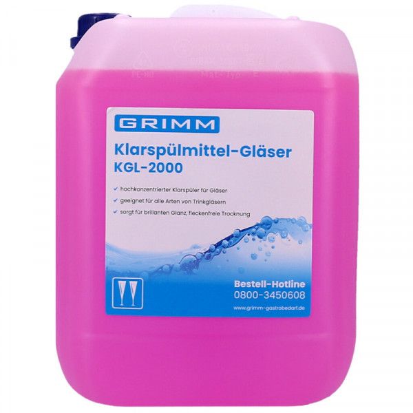 GRIMM Klarspülmittel-Set für Gläser KGL-2000 - 40 Liter GRIMM Klarspülmittel-Set für Gläser KGL-2000 - 40 Liter