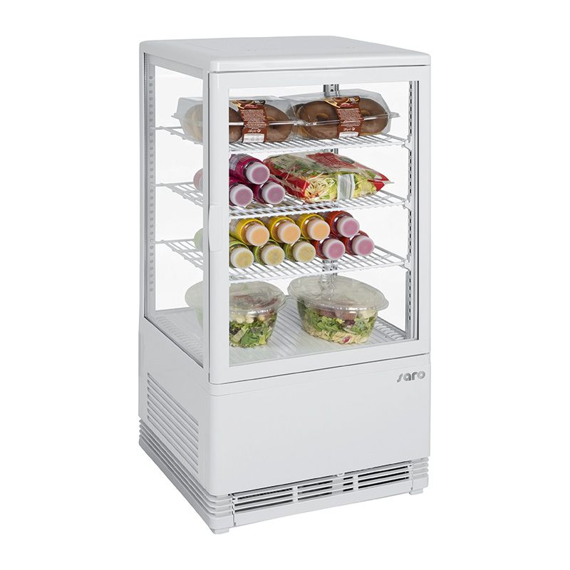 Saro Mini-Umluftkühlvitrine SC 70 - weiß Saro Mini-Umluftkühlvitrine SC 70 - weiß