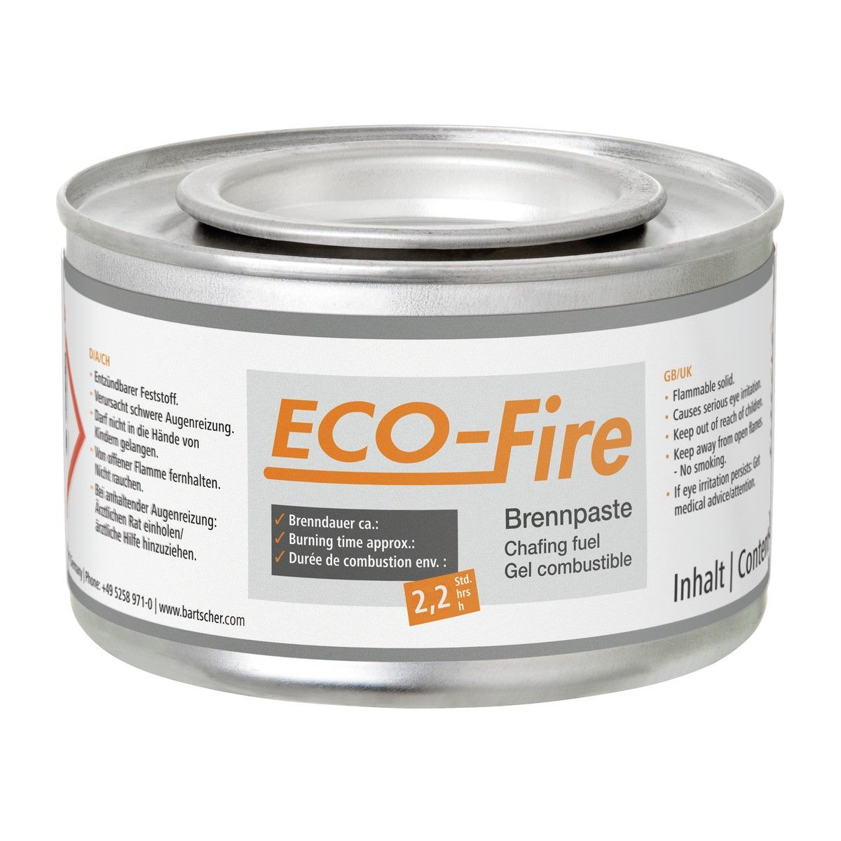 Bartscher Brennpaste Eco-Fire 180g DS Bartscher Brennpaste Eco-Fire 180g DS