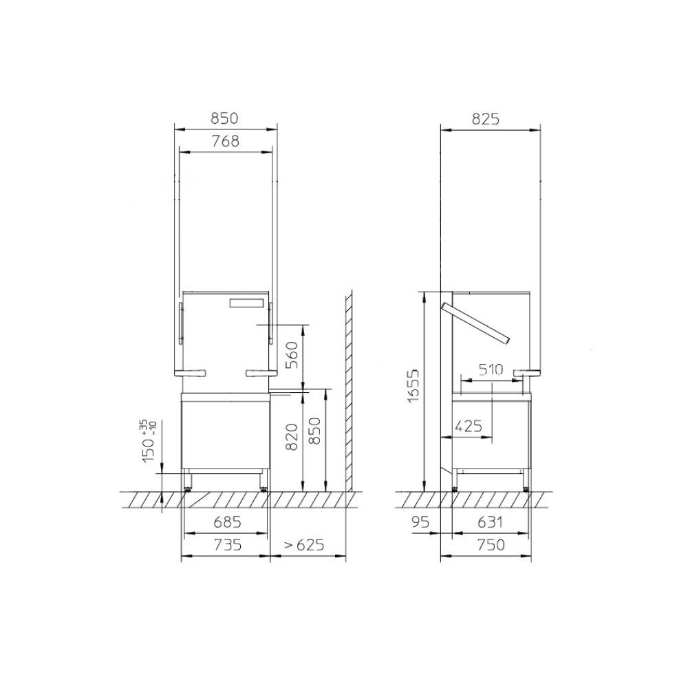 Winterhalter Haubenspülmaschine PT-XL S - Geschirr Winterhalter Haubenspülmaschine PT-XL S - Geschirr