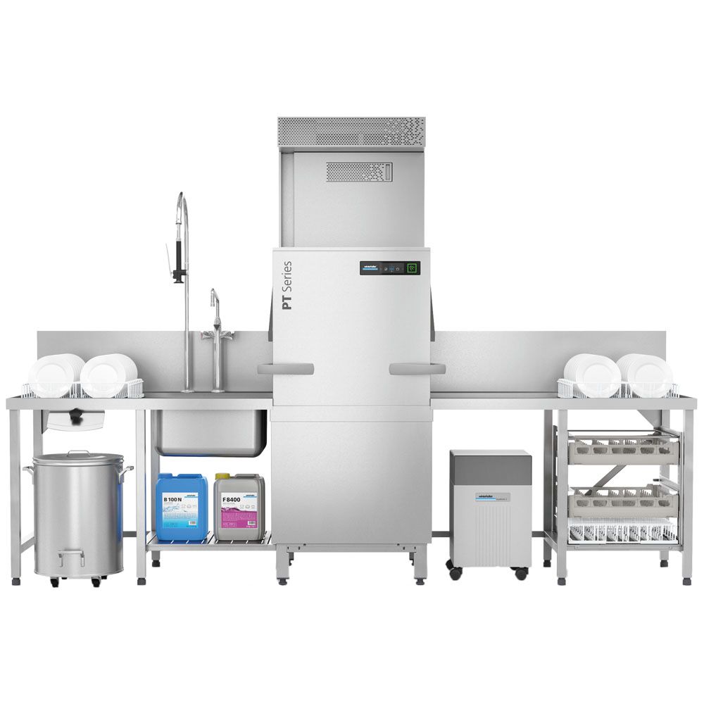 Winterhalter Haubenspülmaschine PT-M Energy Plus - Geschirr Winterhalter Haubenspülmaschine PT-M Energy Plus - Geschirr