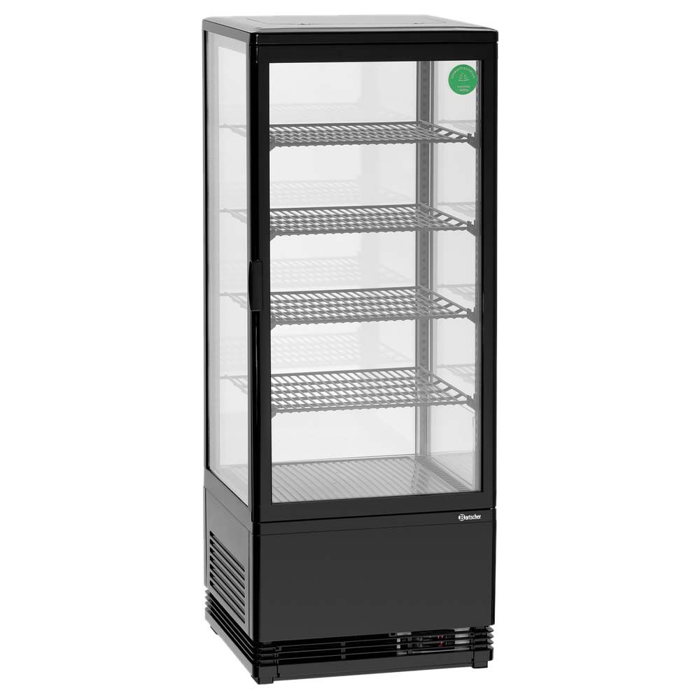 Bartscher Mini-Kühlvitrine 98L - schwarz Bartscher Mini-Kühlvitrine 98L - schwarz