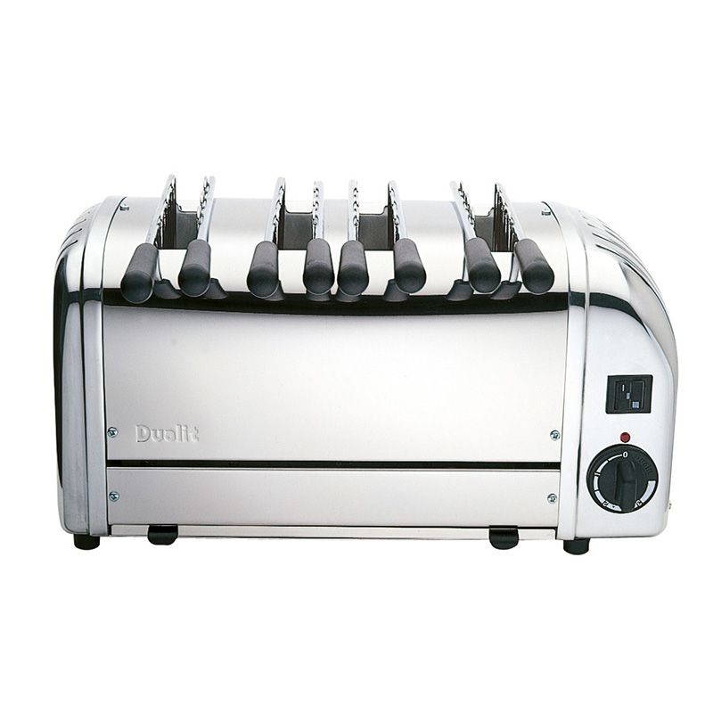 Gastronomie Toaster Gastro Toaster Profi Toaster 2.500 W 6 Schlitze Edelstahl 