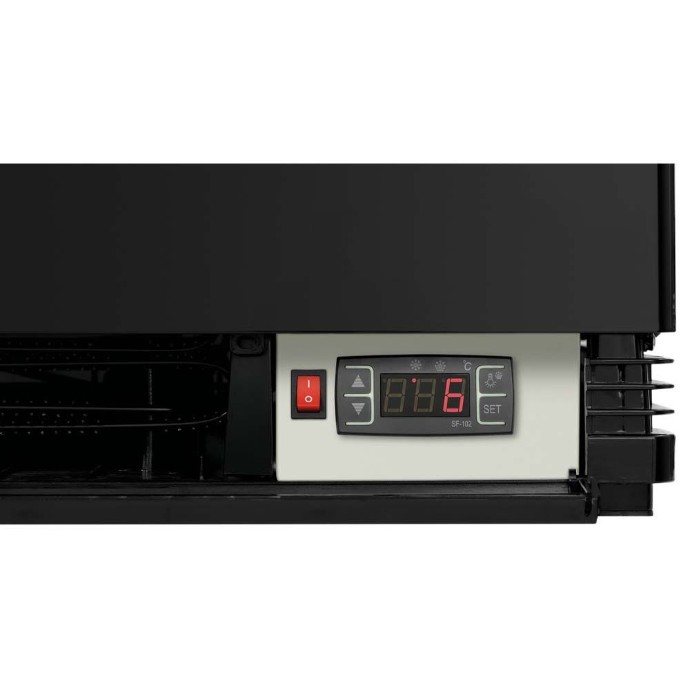 Bartscher Mini-Kühlvitrine 98L - schwarz Bartscher Mini-Kühlvitrine 98L - schwarz
