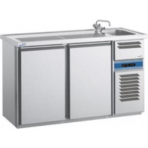 cool compact Biertheke MAGNOS [ 1 Becken rechts / 2 Türen ]