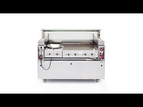 Rieber Front Cooking Station V-ACS 1100 d3 & 1500-d3 Rieber Front Cooking Station V-ACS 1100-D3 Aufsatz
