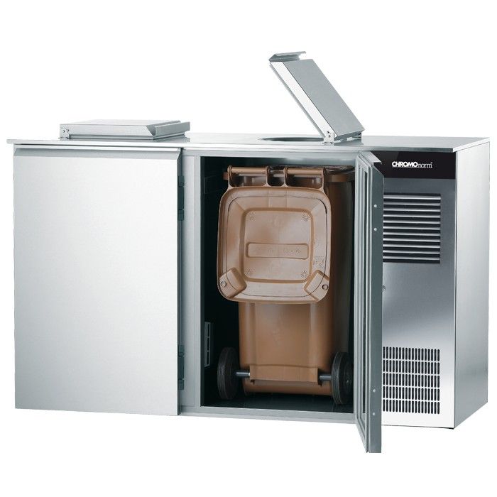 Chromonorm Abfallkühler - 2 Türen - 2x120L Chromonorm Abfallkühler - 2 Türen - 2x120L