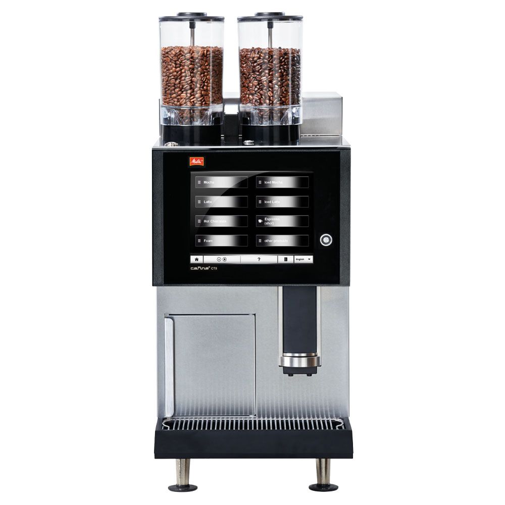 Melitta Kaffeevollautomat Cafina CT8 mit 2. Mühle und Milchsystem Professional 1 Melitta Kaffeevollautomat Cafina CT8 mit 2. Mühle und Milchsystem Professional 1