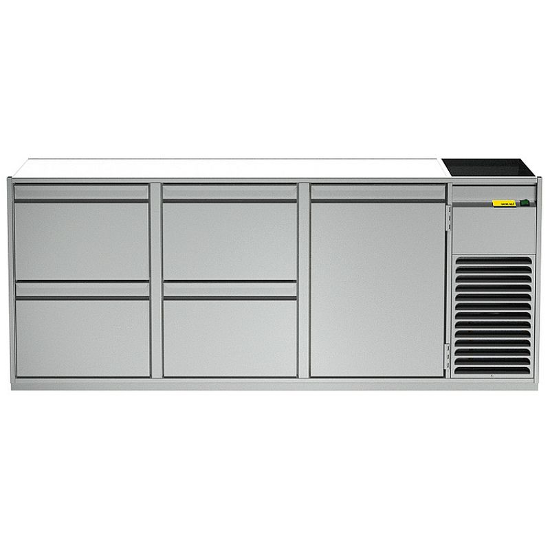 Nordcap Biertheke Wien 2 [ 1 Becken rechts / 1 Tür / 4 Schubladen ]