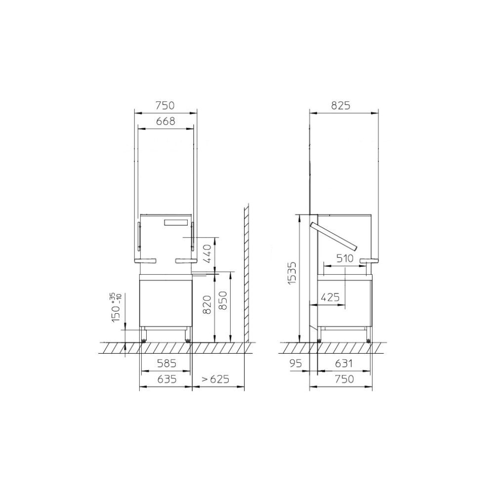 Winterhalter Haubenspülmaschine PT-M S - Geschirr Winterhalter Haubenspülmaschine PT-M S - Geschirr